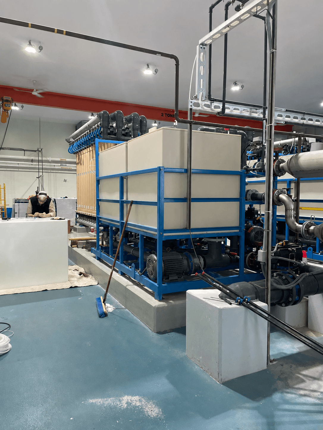 Plastic tanks fabricated by Surecraft Plastics